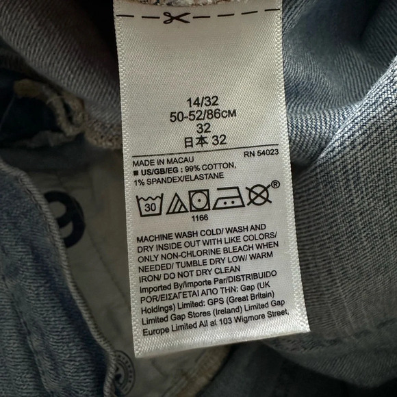 Gap Denim Women’s blue Distressed Jeans size 14/32 #1484 - Picture 6 of 6